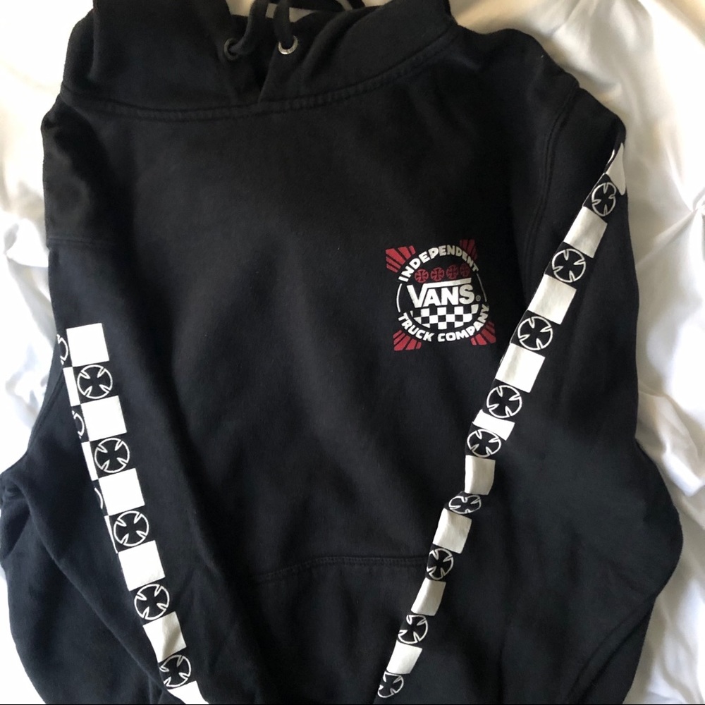 men’s vans black hoodie